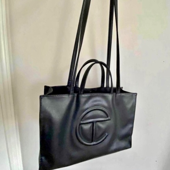Telfar Handbags - Telfar Medium Black Shopping Bag